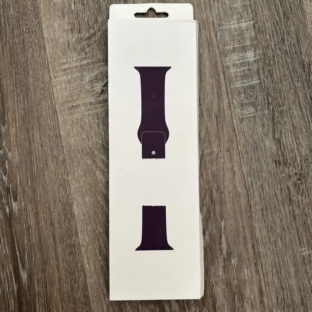 NEW Apple Watch Sports Band in Plum Purple - Size: M/L